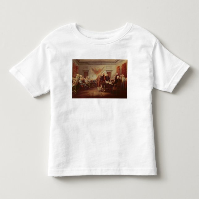 Camiseta De Bebé Firma de la Declaración de Independencia (Anverso)