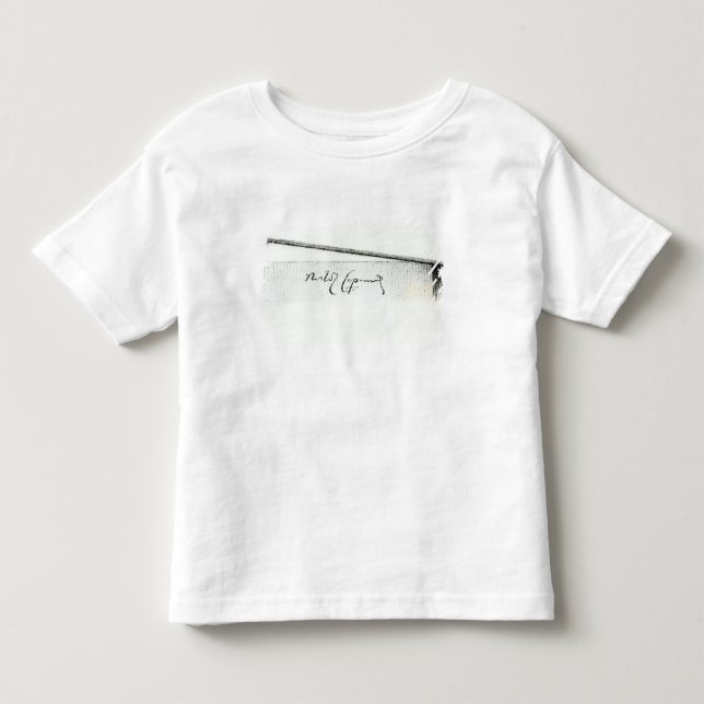 Camiseta De Bebé Firma de Nicolás Copérnico (Anverso)