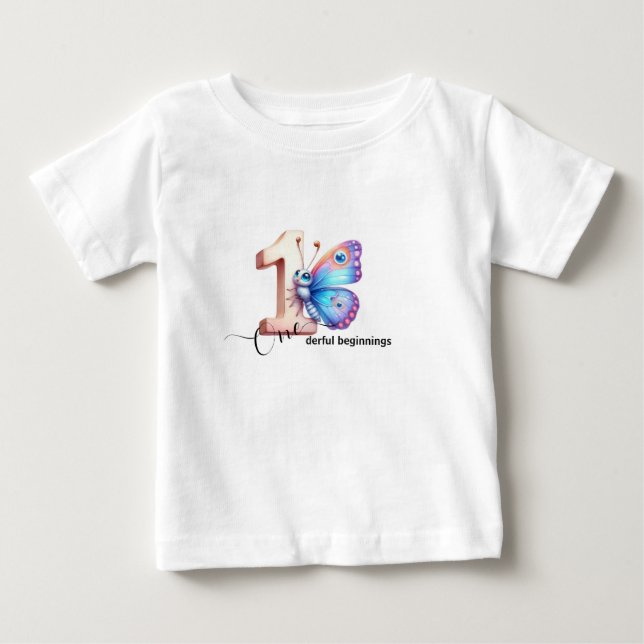 Camiseta De Bebé First Birthday Celebration Tee for Toddlers (Anverso)