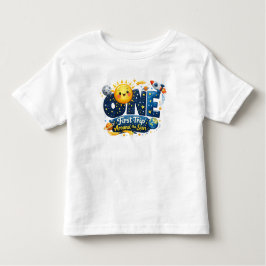 Camiseta De Bebé First Trip Around the Sun First Birthday