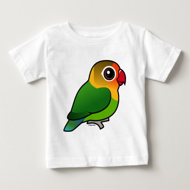 Camiseta De Bebé Fischer's Lovebird (Anverso)