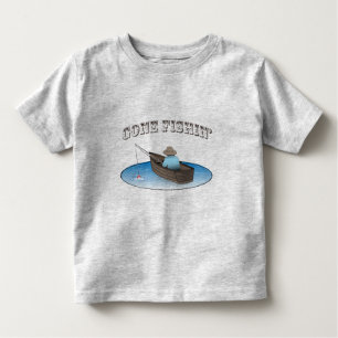 Camiseta De Bebé Fishin ido