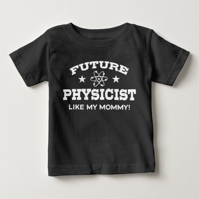 Camiseta De Bebé Físico Futuro Como Mi Mami (Anverso)