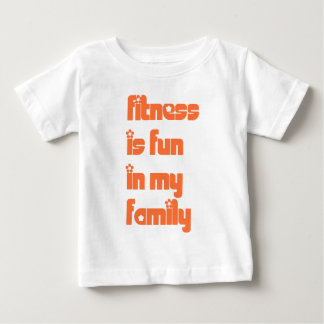 Camiseta De Bebé Fitness is fun - baby sizes