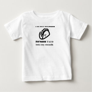 Camiseta De Bebé Fitness TACO Gráfica divertida Novedad sarcástica