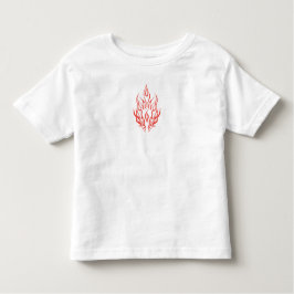 Camiseta De Bebé Flame Spirit Face | Tribal Fire Silhouette Art
