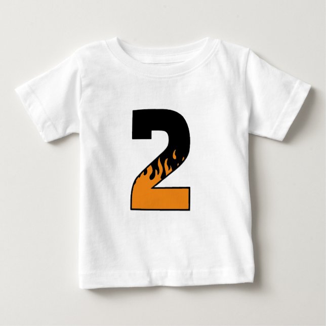 Camiseta De Bebé Flamear 2 (Anverso)