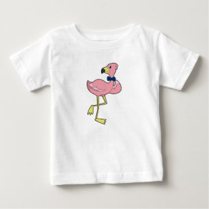 Camiseta De Bebé Flamenco como caballero con corbata