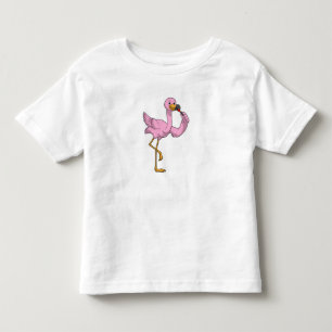 Camiseta De Bebé Flamenco con lápiz labial