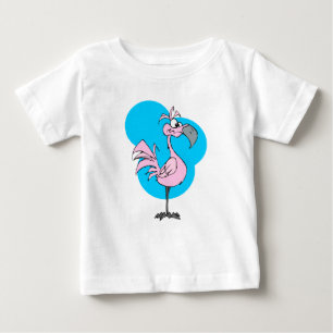 Camiseta De Bebé Flamenco del dibujo animado