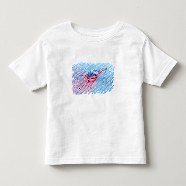 Camiseta De Bebé Flamenco Hidratado (Anverso)