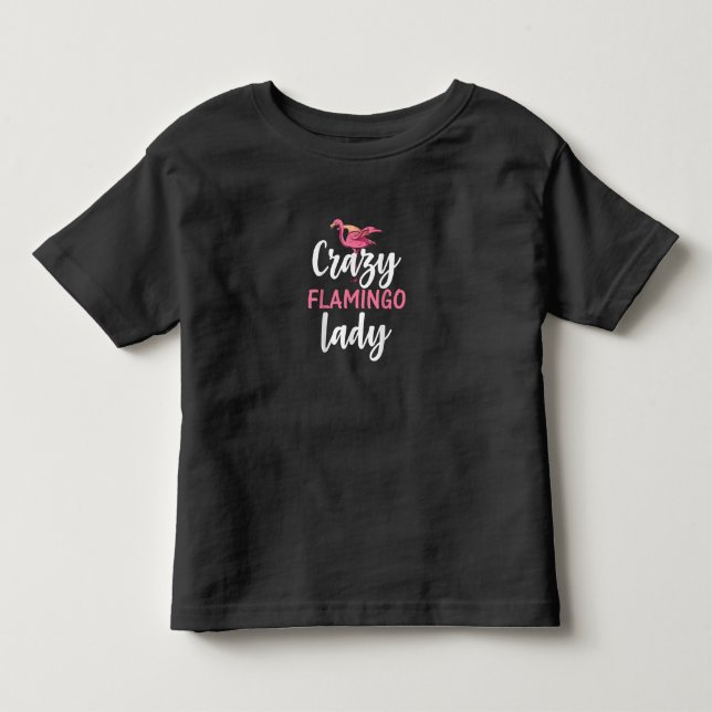 Camiseta De Bebé Flamenco - Regalos de Señora Flamenca Loca (Anverso)