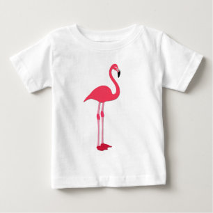 Camiseta De Bebé Flamenco Rosa