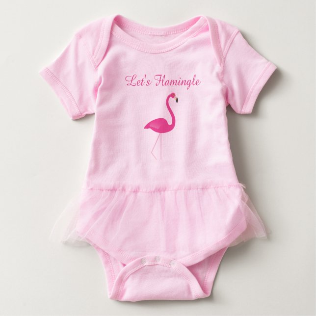 Camiseta De Bebé Flamingle TuTuBodysuit (Anverso)