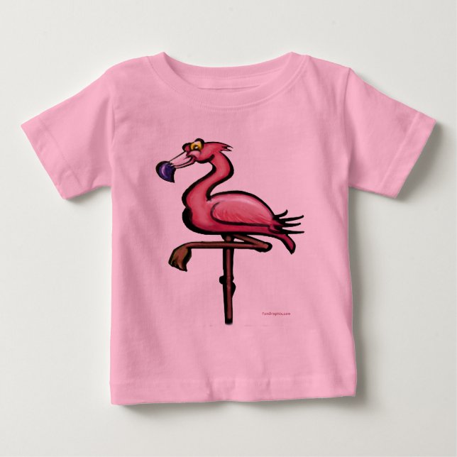 Camiseta De Bebé Flamingo (Anverso)
