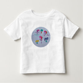 Camiseta De Bebé Flamingo Beach Toddler T Shirt