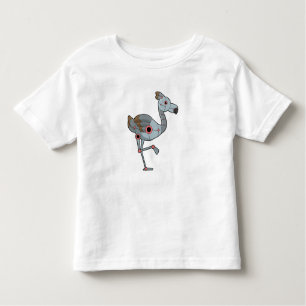 Camiseta De Bebé Flamingo como Robot