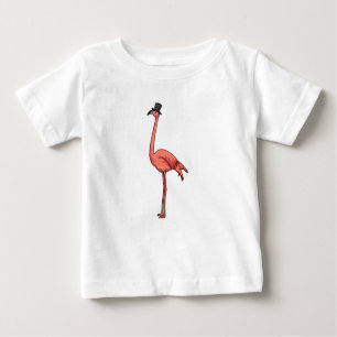 Camiseta De Bebé Flamingo con Gorra
