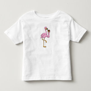 Camiseta De Bebé Flamingo con Muffin
