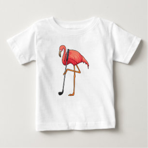 Camiseta De Bebé Flamingo en el club de golf