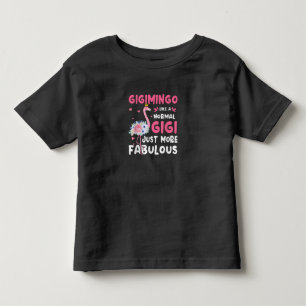 Camiseta De Bebé Flamingo Gigimingo Como Un Nana Normal Regalos Gra