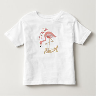 Camiseta De Bebé Flamingo lindo con hebreo para niños judíos