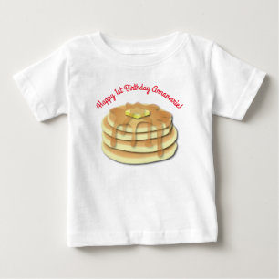 Camiseta De Bebé Flapjack del partido de cumpleaños del panqueque 