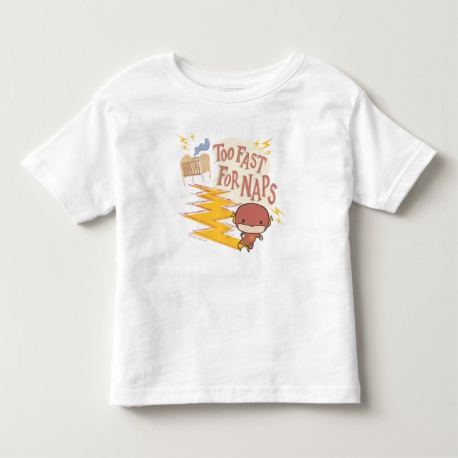 Camiseta De Bebé Flash Chibi | Demasiado Rápido Para Napas (Anverso)