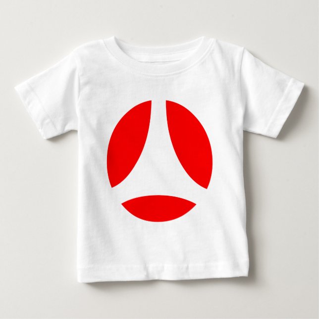 Camiseta De Bebé Flecha de bola de curva (Anverso)