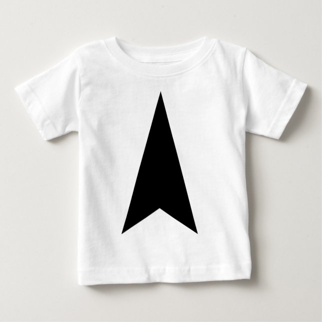 Camiseta De Bebé Flecha de dirección (Anverso)