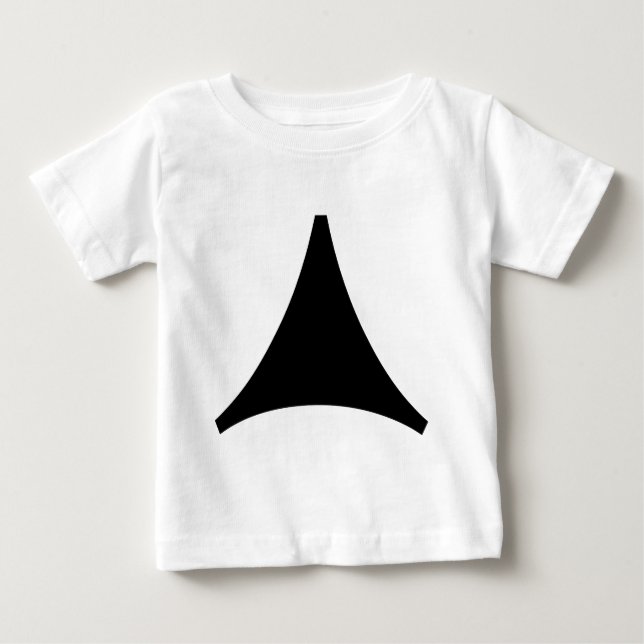 Camiseta De Bebé Flecha de tres lados (Anverso)