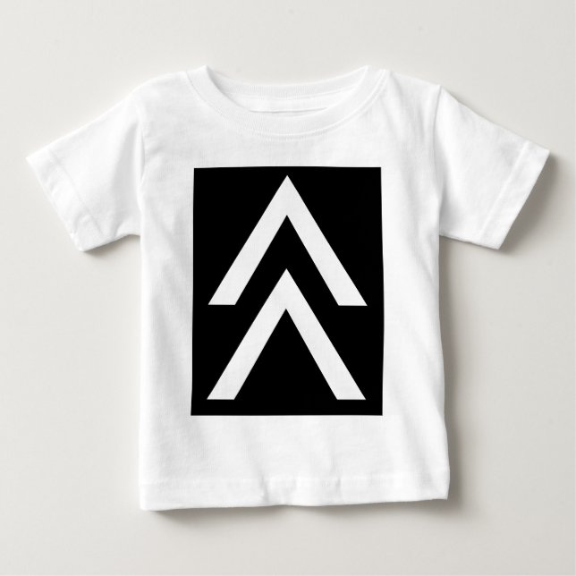 Camiseta De Bebé Flecha doble (Anverso)