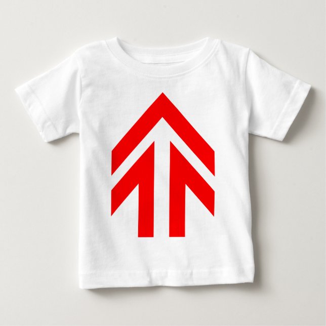 Camiseta De Bebé Flecha hueca (Anverso)