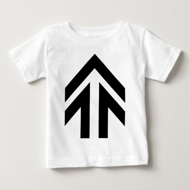 Camiseta De Bebé Flecha hueca (Anverso)