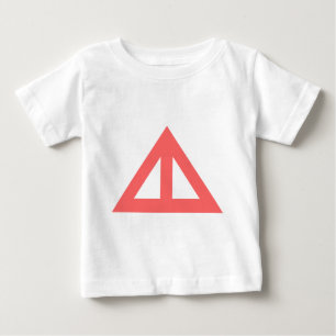 Camiseta De Bebé Flecha triangular dividida