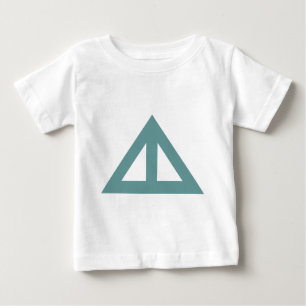Camiseta De Bebé Flecha triangular dividida
