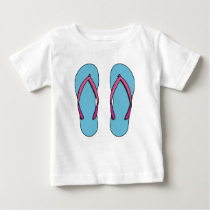 Camiseta De Bebé Flip Flops de playa