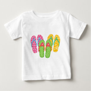 Camiseta De Bebé Flips-flopes del verano