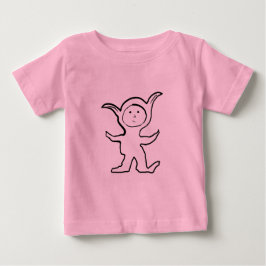 Camiseta De Bebé Floppy Pointy Ear Kids Jammies Design