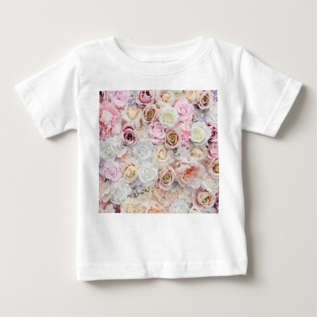 Camiseta De Bebé Flor Bouquet (Anverso)