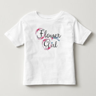 Camiseta De Bebé Flor Chica Cute Flor