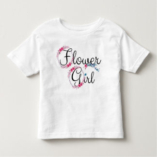 Camiseta De Bebé Flor Chica Cute Flor