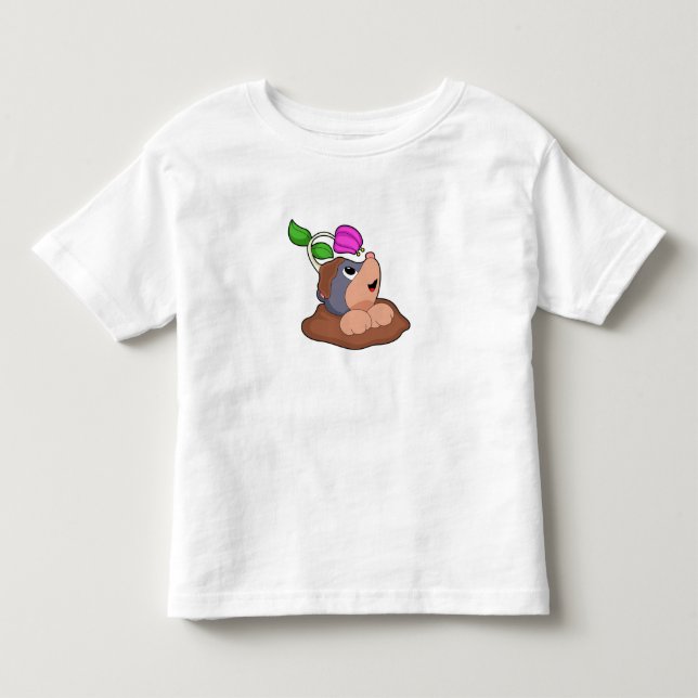 Camiseta De Bebé Flor de la Tierra Mole (Anverso)