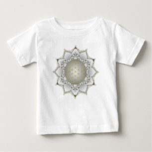 Camiseta De Bebé Flor de la Vida - Mandala de Flores 1