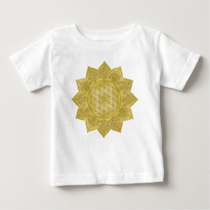Camiseta De Bebé Flor de la Vida - Mandala Indio 4