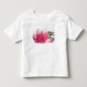 Camiseta De Bebé flor de loto [Nelumbo speciosum] en plena floració