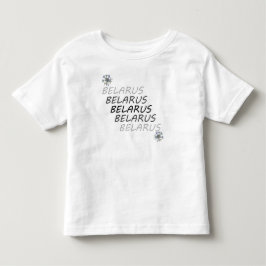 Camiseta De Bebé Flor de maíz nacional de Bielorrusia
