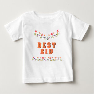 Camiseta De Bebé Flor de mejor chico lindo