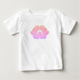 Camiseta De Bebé flor de peonía