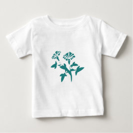 Camiseta De Bebé Flor de Petunia Estilizada